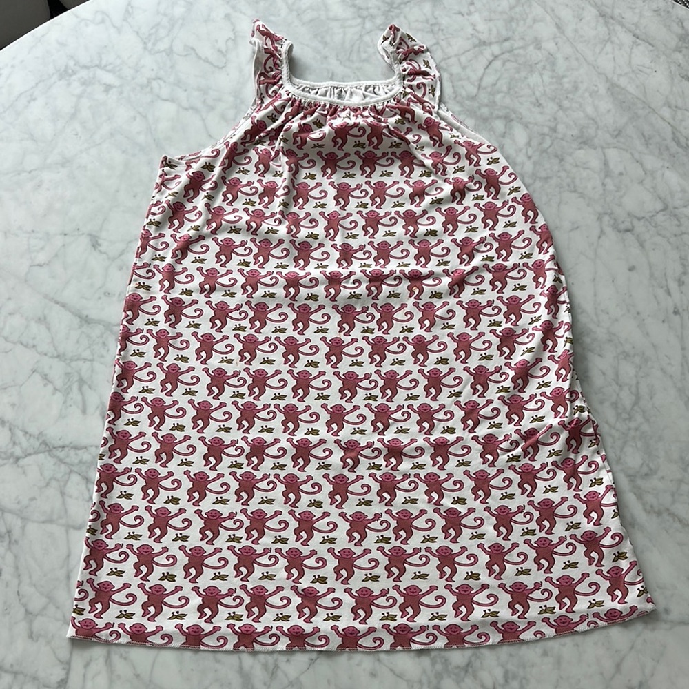 Roller Rabbit Pink and White Cotton nightgown size 12